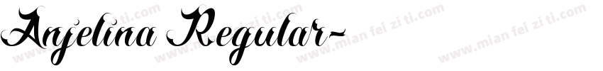Anjelina Regular字体转换